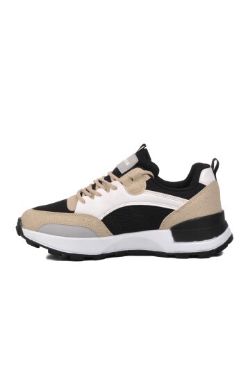 Walkway Siyah-Bej Unisex Sneaker