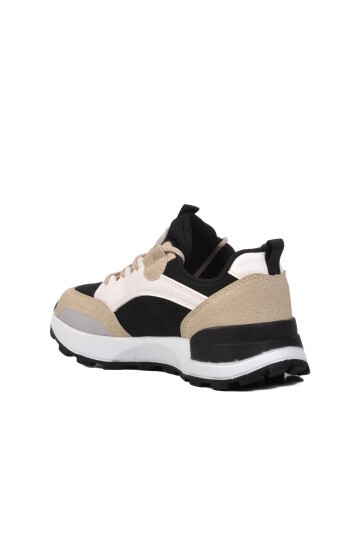 Walkway Siyah-Bej Unisex Sneaker
