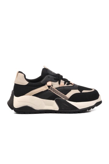 Walkway Siyah-Kum Unisex Sneaker