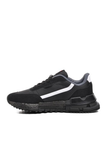 Walkway Siyah-Kırmızı Erkek Sneaker