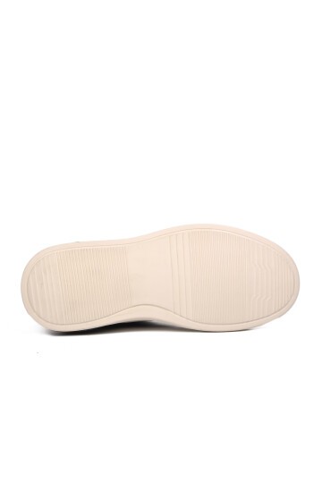 Ayakmod Siyah-Beyaz Hakiki Deri Erkek Sneaker