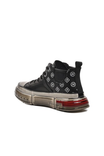 Ayakmod Siyah Erkek Hi Sneaker