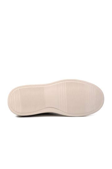 Ayakmod Siyah Rugan-Beyaz Hakiki Deri Erkek Sneaker