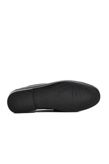 Pierre Cardin Siyah Hakiki Deri Erkek Loafer Ayakkabı