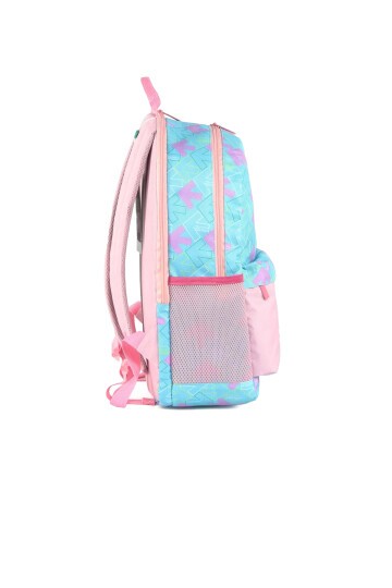 Benetton Pembe-Mavi Unisex Okul Çantası