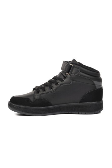 Beverly Hills Polo Club Siyah Cırtlı Çocuk Hi Sneaker