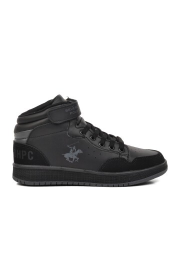 Beverly Hills Polo Club Siyah Cırtlı Çocuk Hi Sneaker