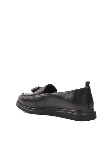 Ayakmod Siyah Kadın Loafer Ayakkabı