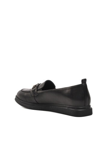 Ayakmod Siyah Kadın Loafer Ayakkabı