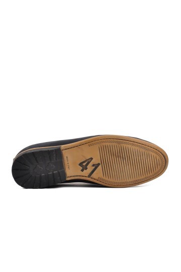 Ayakmod Lacivert Nubuk Erkek Loafer Ayakkabı
