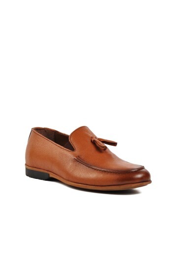 Ayakmod Taba Erkek Loafer Ayakkabı