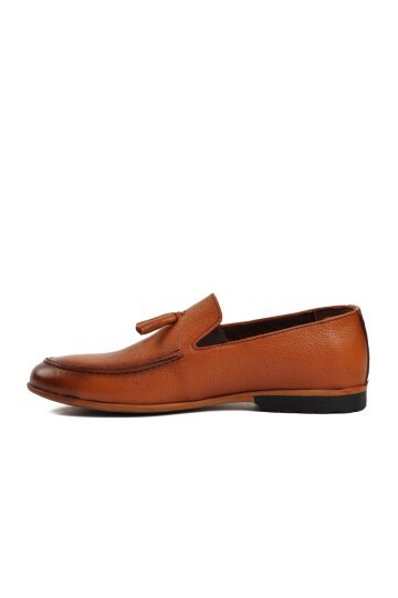 Ayakmod Taba Erkek Loafer Ayakkabı