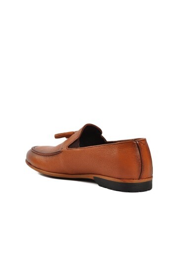 Ayakmod Taba Erkek Loafer Ayakkabı