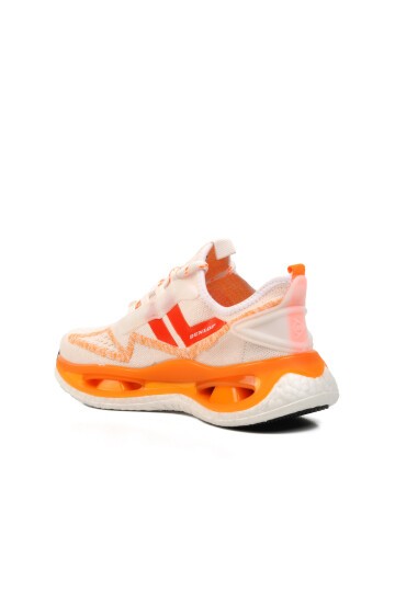 Walkway Beyaz-Turuncu Unisex Spor Ayakkabı