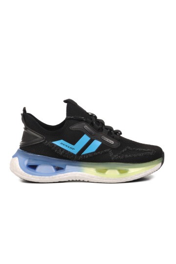Walkway Siyah-Mavi Unisex Spor Ayakkabı