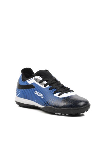 Walkway Sax-Siyah-Beyaz Unisex Halı Saha Ayakkabısı