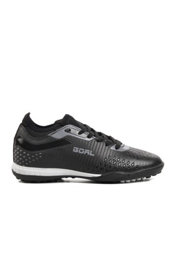 Walkway Siyah-Siyah-Füme Unisex Halı Saha Ayakkabısı