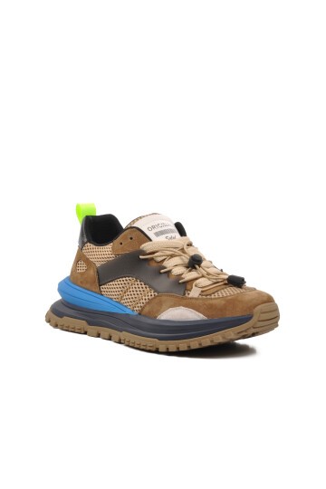 Kahve Fileli Erkek Sneaker
