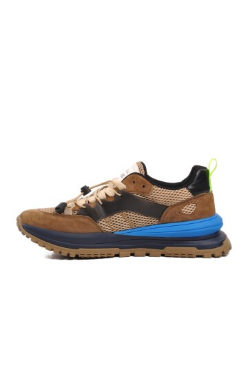 Kahve Fileli Erkek Sneaker