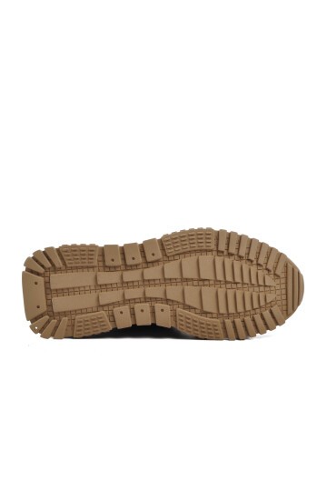 Kahve Fileli Erkek Sneaker