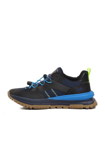 Siyah Fileli Erkek Sneaker