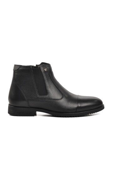 Pierre Cardin Siyah Hakiki Deri Erkek Bot