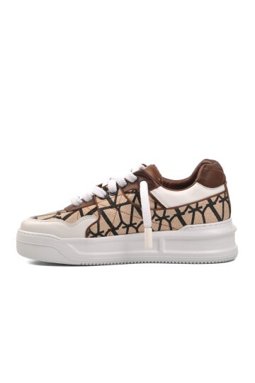Ayakmod Kahve-Beyaz Erkek Sneaker