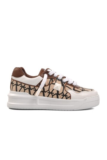 Ayakmod Kahve-Beyaz Erkek Sneaker