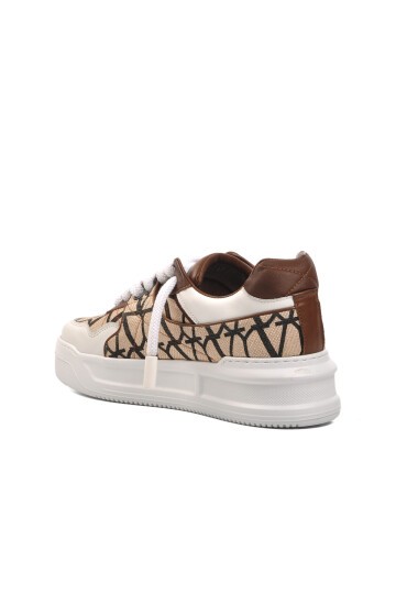 Ayakmod Kahve-Beyaz Erkek Sneaker