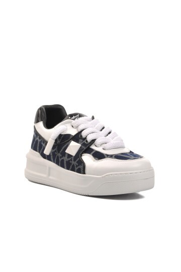 Ayakmod Lacivert-Beyaz Erkek Sneaker