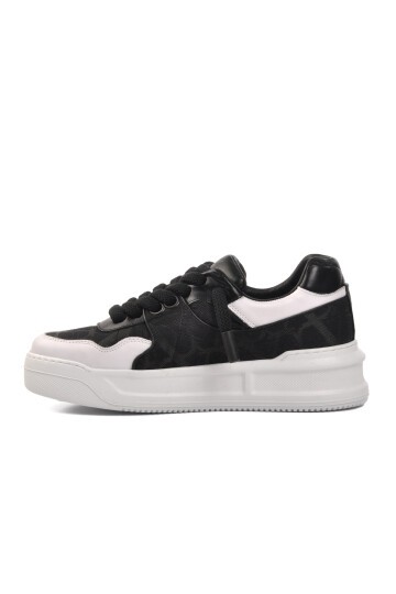 Ayakmod Siyah-Beyaz Erkek Sneaker