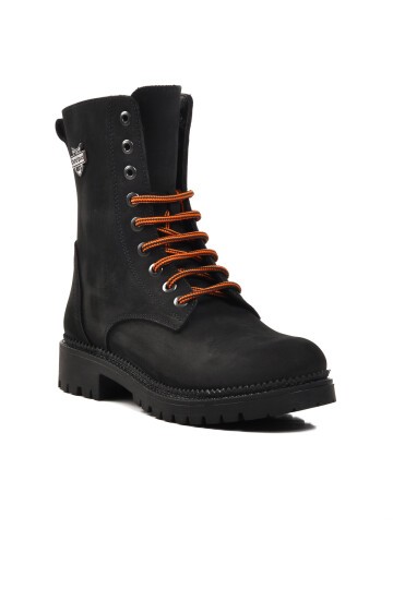 Ayakmod Siyah Nubuk Unisex Bot