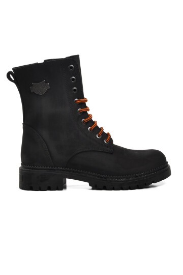 Ayakmod Siyah Nubuk Unisex Bot