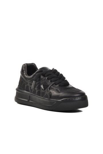 Ayakmod Siyah-Siyah Erkek Sneaker