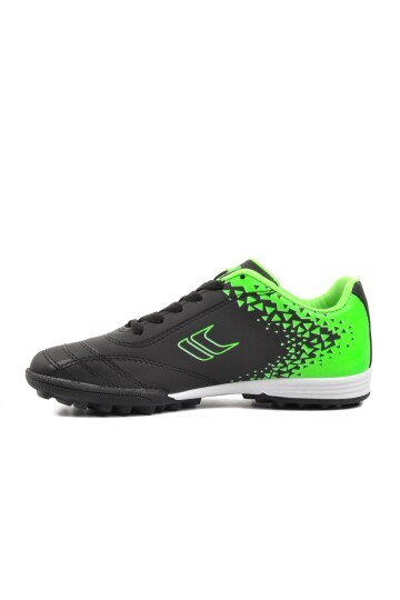 Walkway Siyah-Neon Yeşil-Beyaz Unisex Halı Saha Ayakkabısı