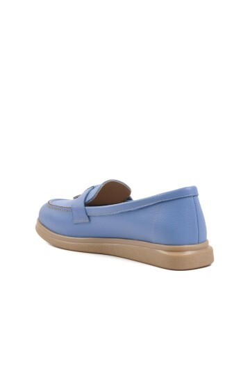 Ayakmod Bebe-Mavisi Kadın Loafer Ayakkabı