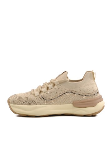 Ayakmod Bej Kadın Sneaker