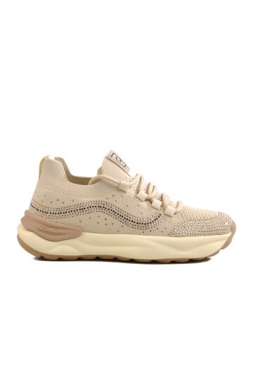 Ayakmod Bej Kadın Sneaker