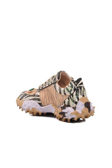 Ayakmod Bej Kadın Spor Ayakkabı