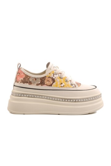 Ayakmod Sarı Kadın Sneaker