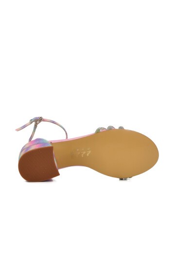 Pembe Çocuk Abiye Ayakkabı 254 RY 6504 F