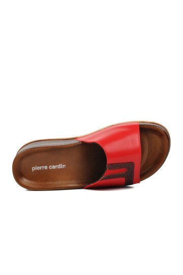 Pierre Cardin Kırmızı Kadın Terlik