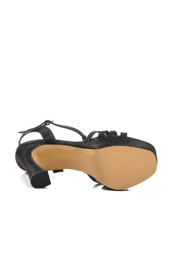 Pierre Cardin Siyah Kadın Sandalet