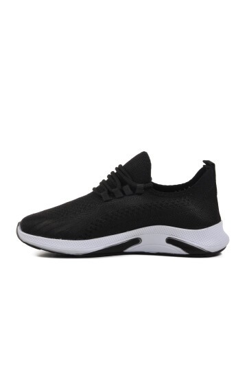 Siyah-Beyaz Fileli Unisex Spor Ayakkabı Pına 101 G