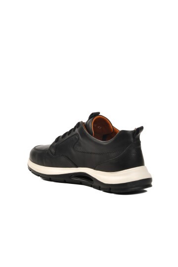 Siyah Hakiki Deri Erkek Sneaker 822502 M