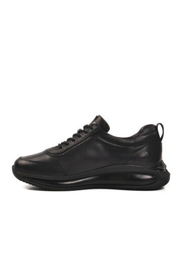 Siyah Hakiki Deri Erkek Sneaker Sucre 2501 M