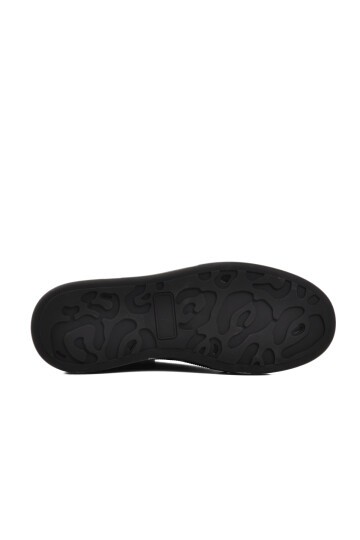Siyah Hakiki Deri Erkek Sneaker 152-21028 M