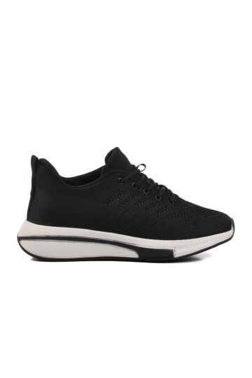 Siyah Fileli Unisex Spor Ayakkabı Molen 118 G