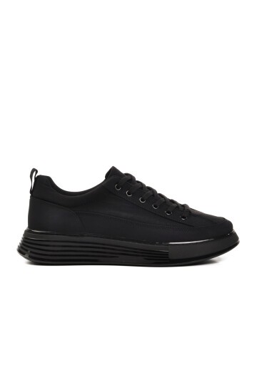 Siyah Tekstil Erkek Sneaker Gabri M