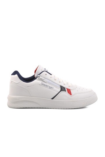 Slazenger Beyaz-Lacivert Erkek Spor Ayakkabı